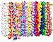 Pluto Party 36 Pieces (3 Dozen) Luau Flower Lei Tropical Hawaiian Party Favors Decoration, Moana Birthday Party Supplies