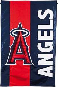 Rico Industries, Inc. Los Angeles Angels Embellished Premium 2-Sided Garden Flag Applique Banner