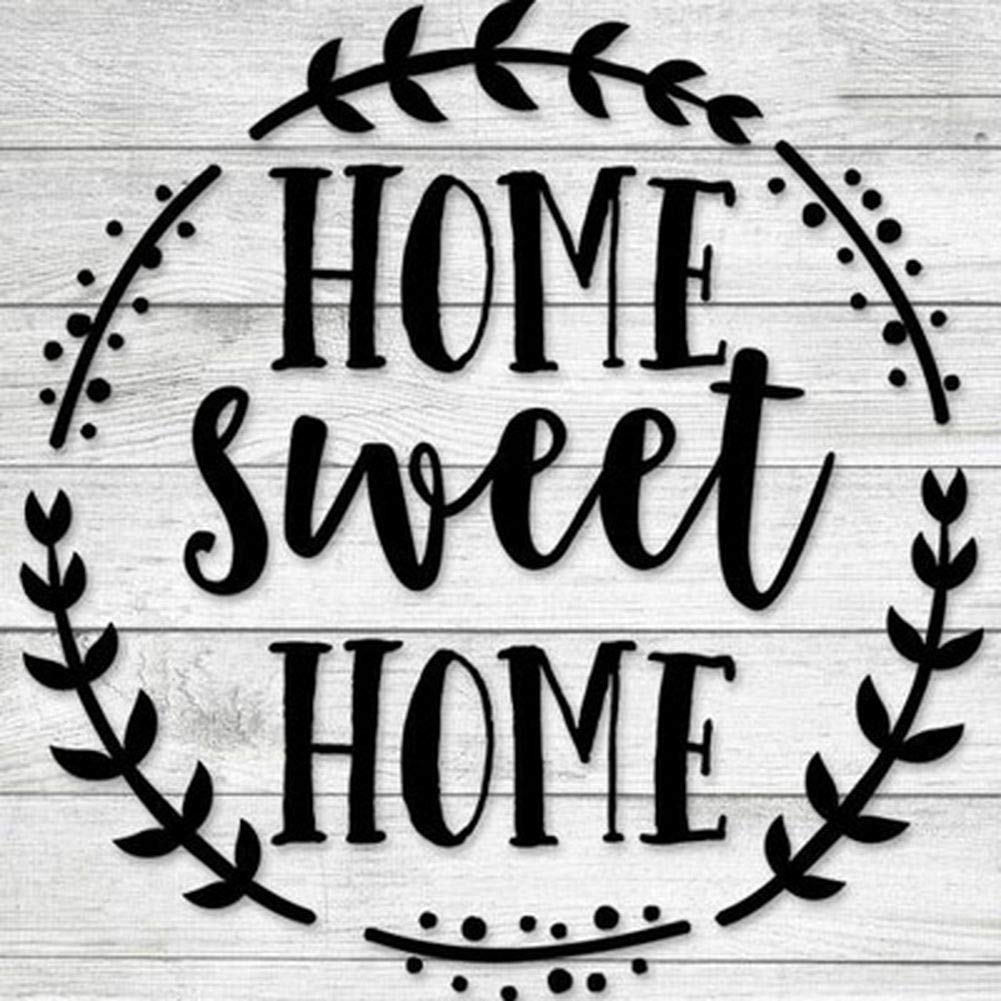 5D Diamond Painting Kit Full Round Drill,5D Round Full Round Drill Art Perfect for Relaxation and Home Decor Warm Text 11.8x11.8in