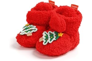 QWZban Baby Booties Infant Newborn Boys Girls Slippers Warm Crib Sock Shoes Indoor First Walkers Prewalker