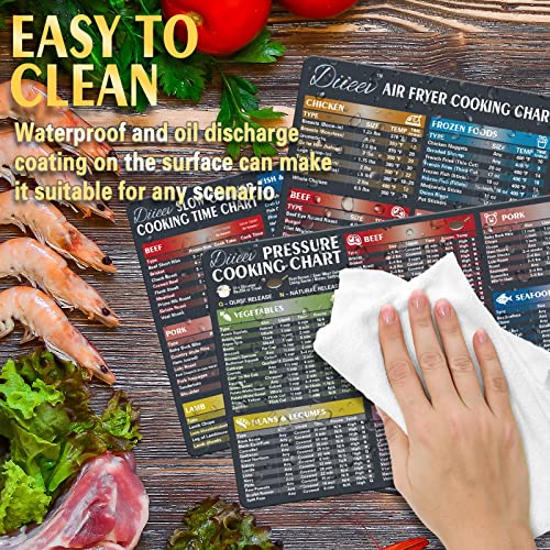 Air Fryer Cheat Sheet & Instant Pot Cheat Sheet & Slow Cooker Cheat