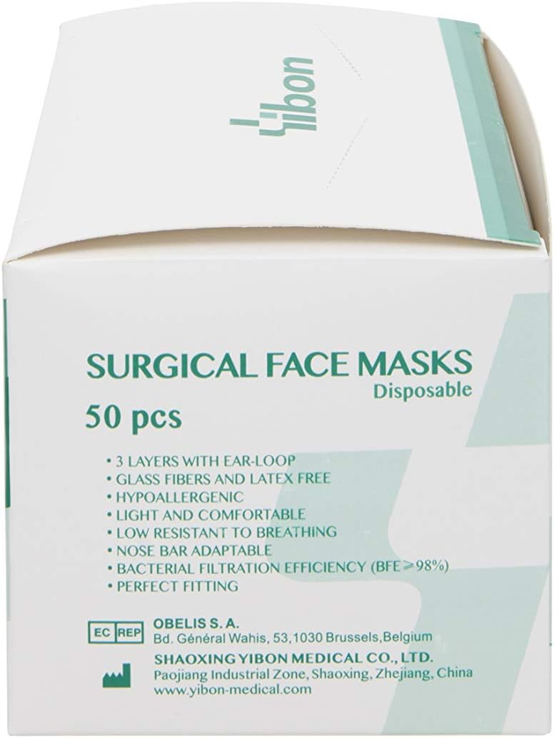 Face mask Box of 50 Amazon.co.uk Office Products