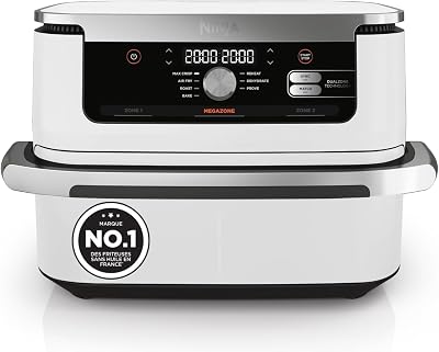 Foodi FlexDrawer Air Fryer 2 Compartiments, 10,4L, Blanc