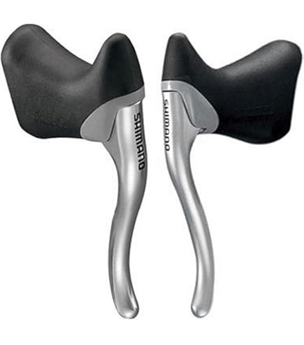 MicroSHIFT Sword Drop Bar Set Leve Cambio/Freno 2x10 Velocità - Per Bici Da Strada E Gravel - Grigio