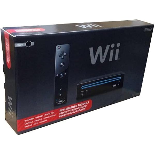 Amazon.com: Nintendo Wii Console (Black) - (Renewed) : Video