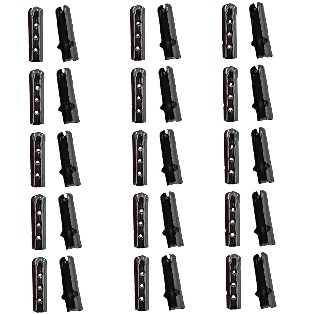 Photo 1 of 15PCS Aglets for Shoelaces 3.5x18mm Gun Black Metal Shoe Lace Tips End Caps for Sneaker Repair Replacement and Shoelace Ends for Hoodies Drawstrings DIY Decorative Projects