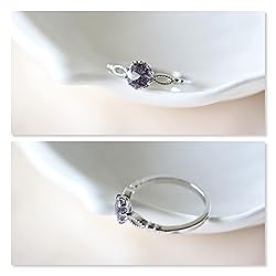 VEMAZA Color Change Alexandrite Ring 925 Sterling