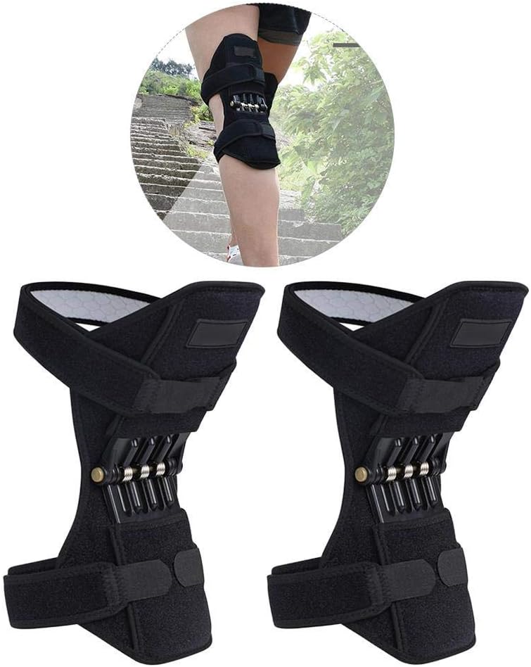 Rodillera Ortopédica Compresión Estabilizadora - Soporte Menisco Y Ligamentos Para Deporte (Running, Fútbol, CrossFit) - Talla L Naranja