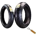 Pirelli Diablo Rosso III 120/70ZR17 Front & 190/55ZR17 Rear Motorcycle Tire Set with Keychain