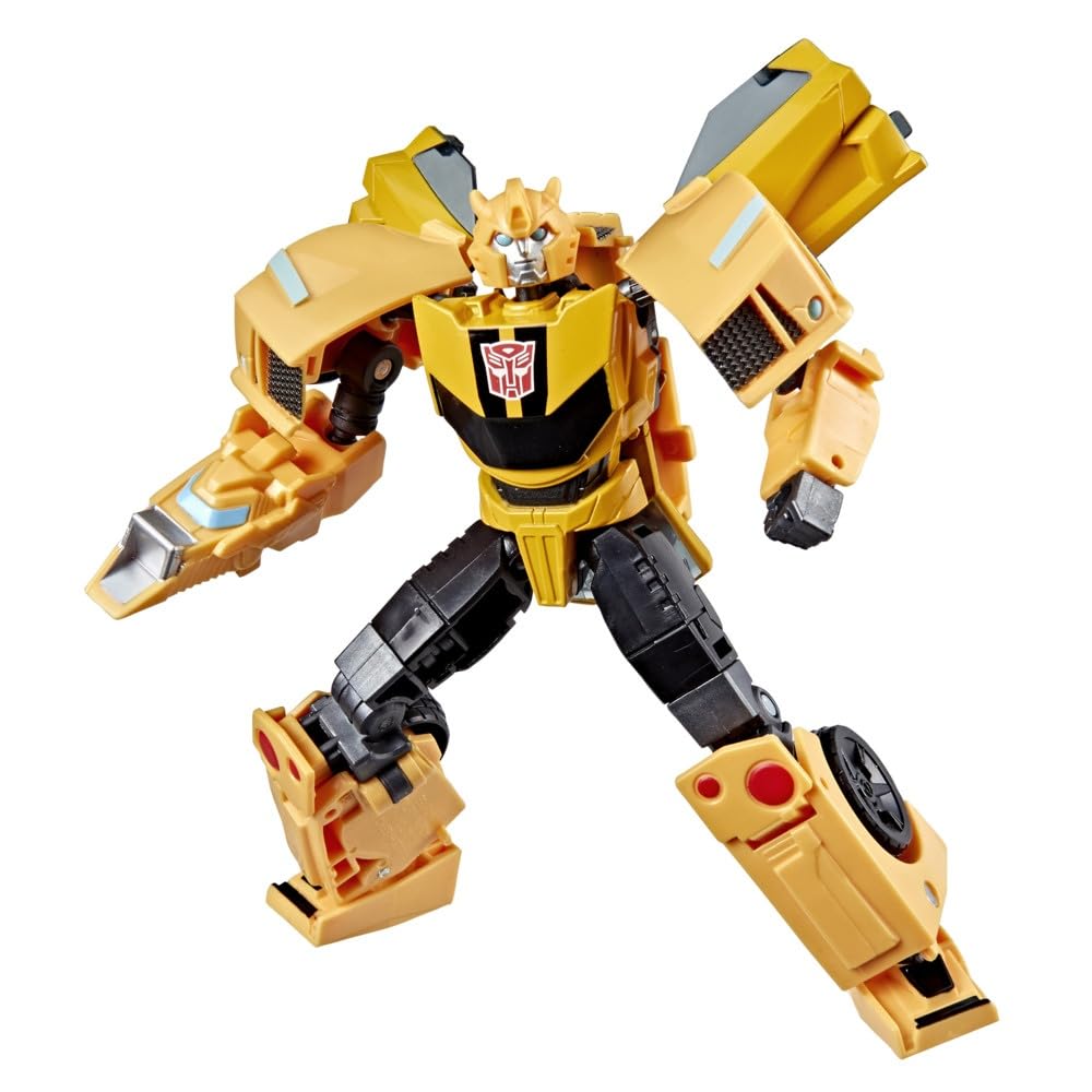 Transformers Toys EarthSpark Deluxe Class Bumblebee, 12.5-cm Action Figure, Robot Toys for Children Aged 6 and Up