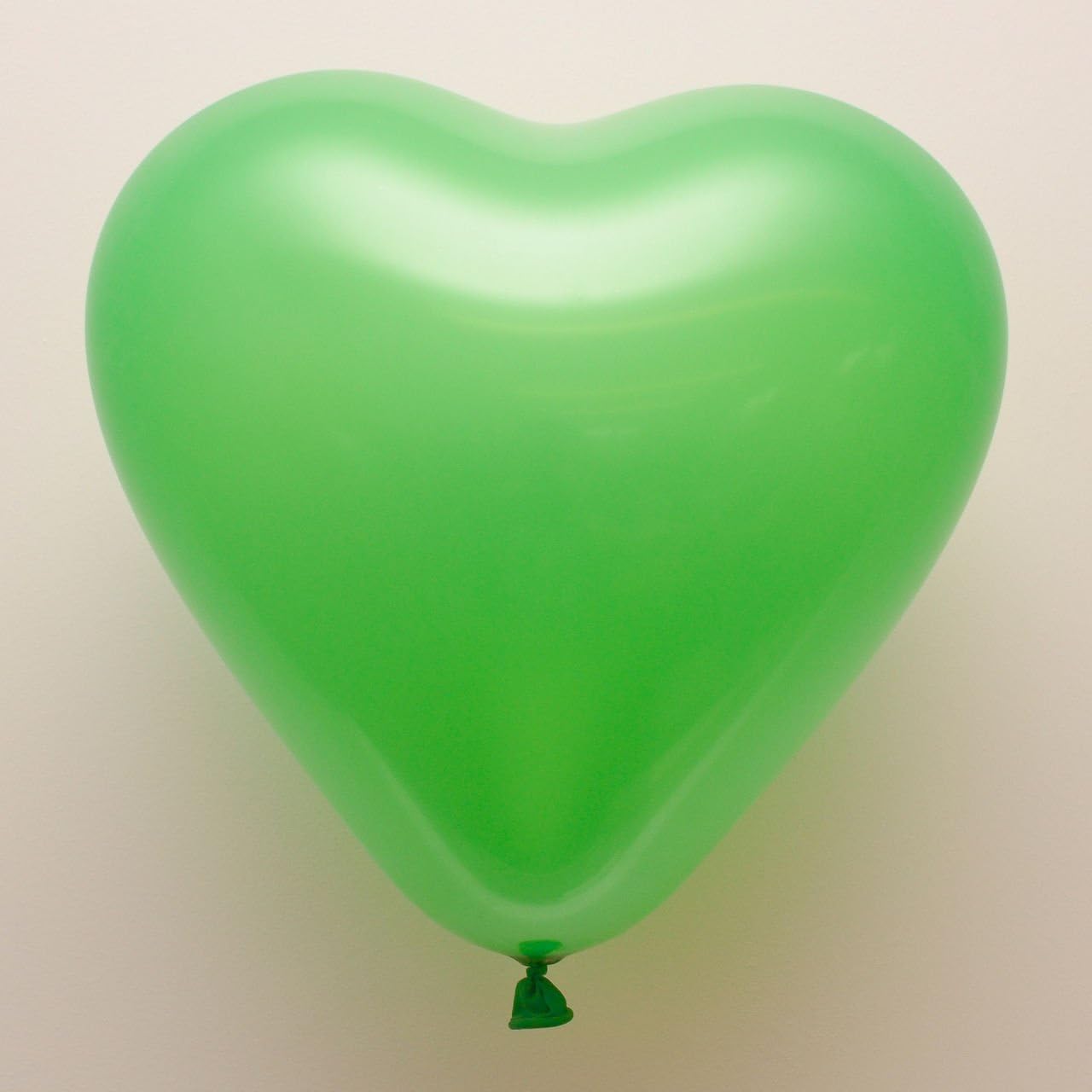 Puffin Balloons Heart Mid Green 10 pack WITH EVERY ORDER
