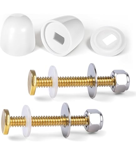 Amazon.com: Harvey™ 1/4-in X 2 1/4-in BRASS PLATED TOILET BOLT