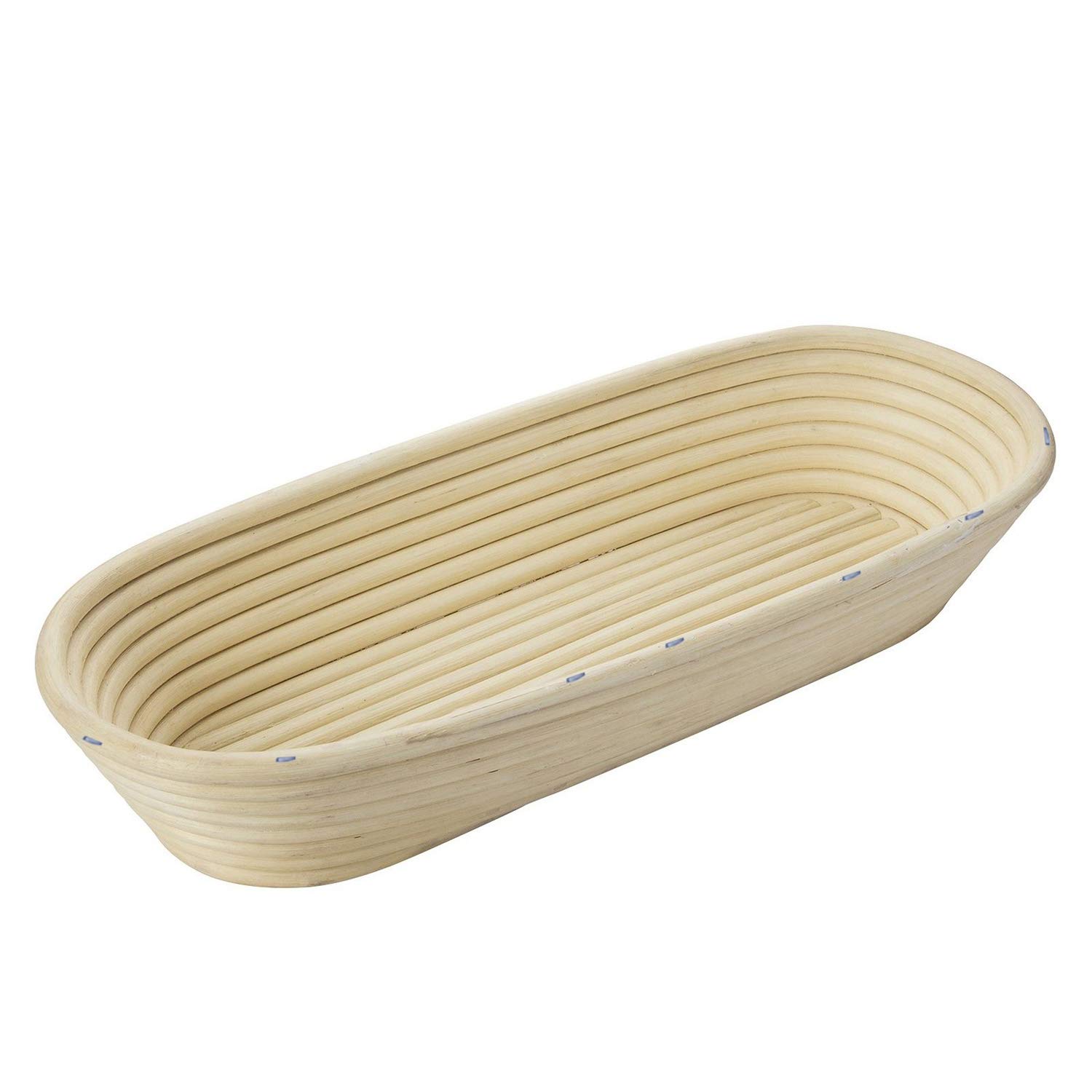 Westmark Fermentation Basket, for 1500-2000G Bread Dough, Oval, Length: Approx. 40 cm, Rattan, Light Beige, 32022270