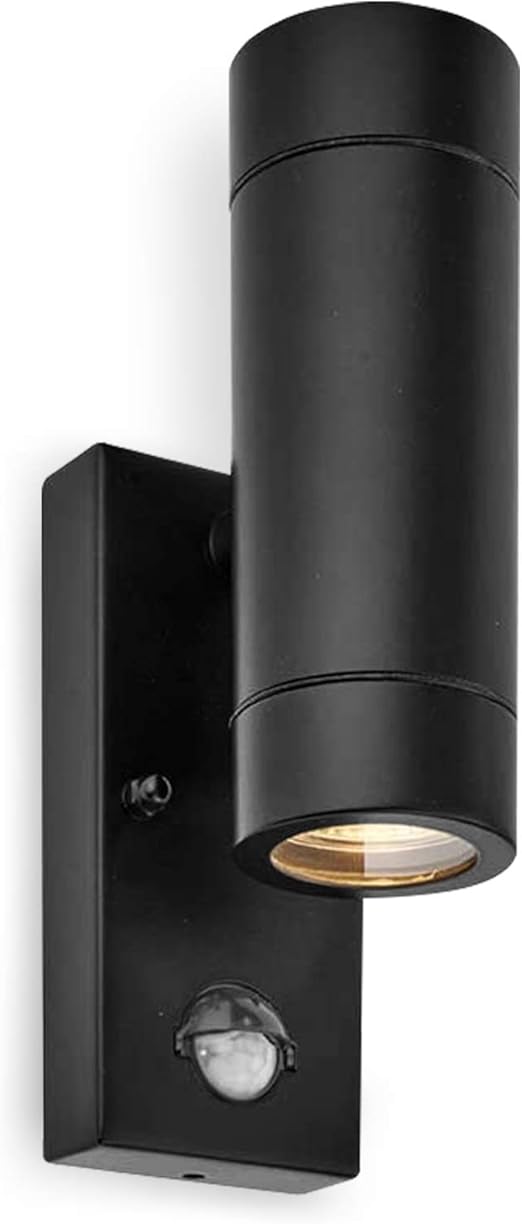 Palin Outdoor Lights with Builtin PIR Outside Lights Mains Powered