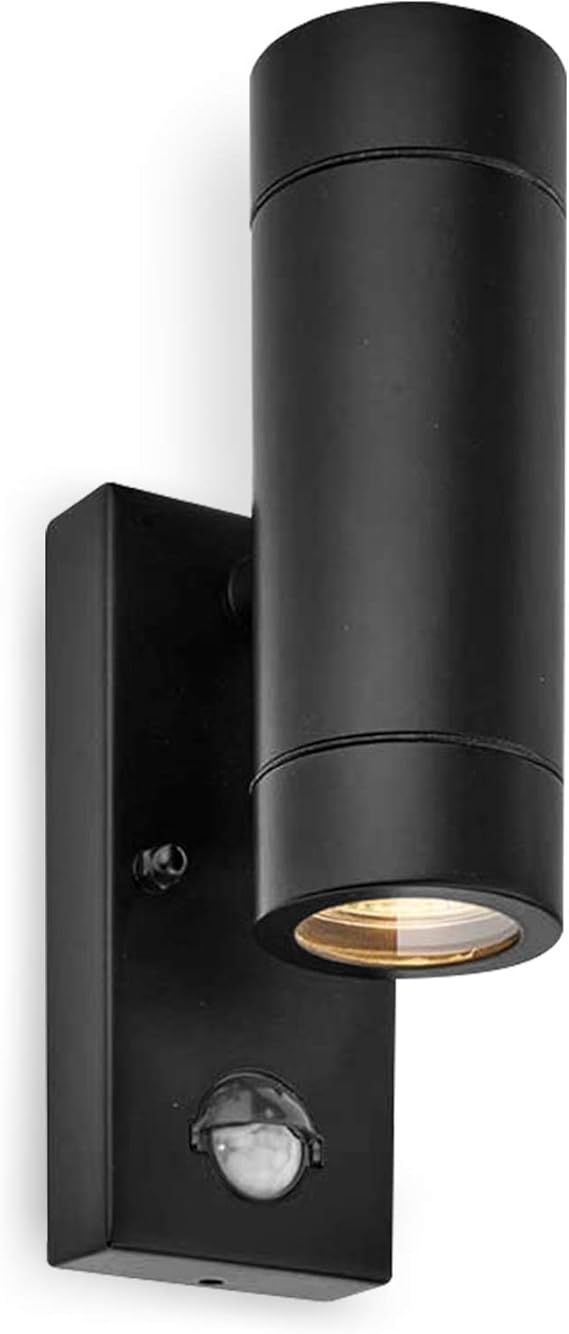 Palin Outdoor Lights with Builtin PIR Outside Lights Mains Powered