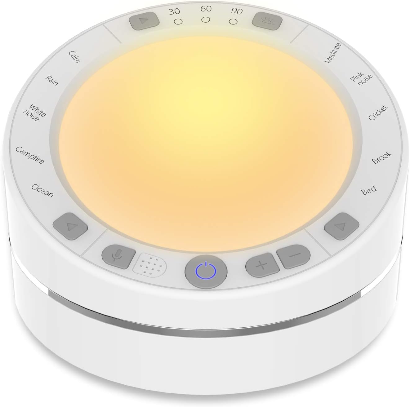 2 in 1 Sleep Sound Machine with Touch Night Light, White Noise Machine for Baby Adult - 10 Soothing Sounds, Recording & Replay, Memory Feature & Timer for Home Office Travel Relaxation and Sleeping: Health & Personal Care