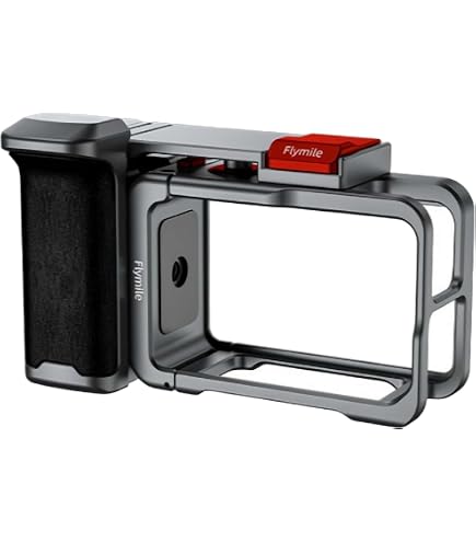 Aluminum Alloy Camera Cage With Double Cold Shoes Mount Replacement For Gopro 9