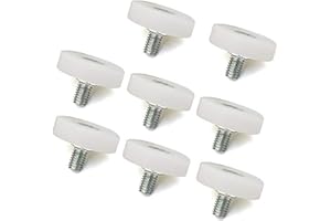 YUANQIAN 8Pcs Bearing Nylon Small Drawer Plastic Pulley Iron Sheet Cabinet Positioning Roller File Cabinet Pulley (19mm)