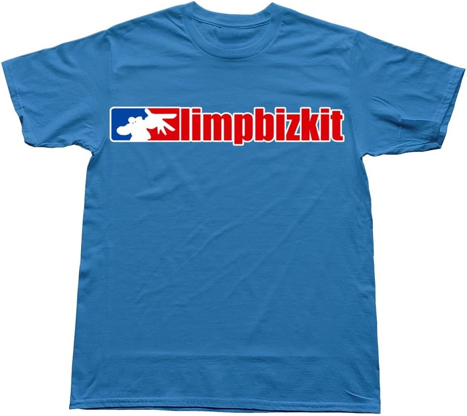 Bless Vanish Men's Artist Screw Neck Limp Bizkit T-Shirt RoyalBlue