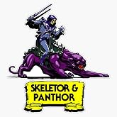 Vintage Skeletor Style Print - Skeletor &amp; Panthor Waterproof Vinyl Window Bumper Sticker Decal 5"