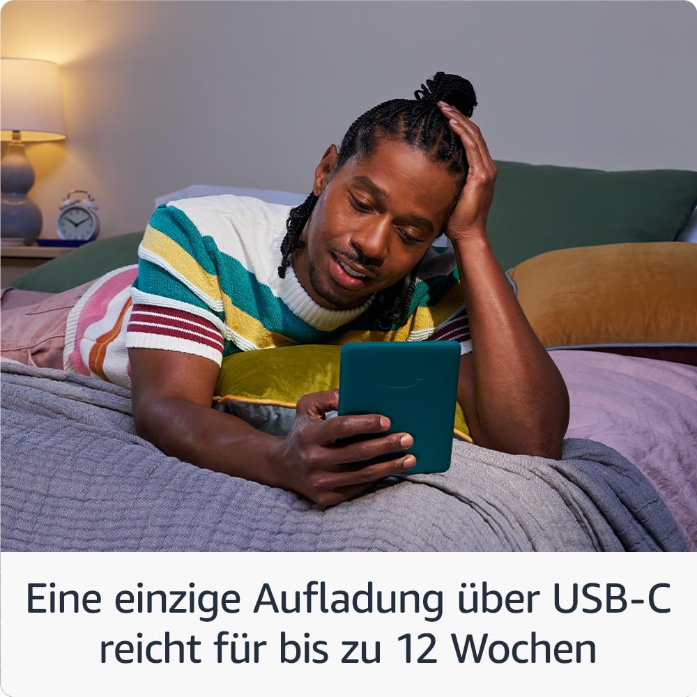 Zertifiziert und generalüberholt Amazon Kindle Paperwhite (16 GB) – Unser schnellster Kindle, mit neuem 7-Zoll-Display und wochenlanger Akkulaufzeit – mit Werbung – schwarz