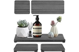 3PCS Water Absorbing Stone Tray, Water Absorbent Diatomite Stone Sink Tray, Instant Dry Sink Coasters, Kitchen Sponge Hand So