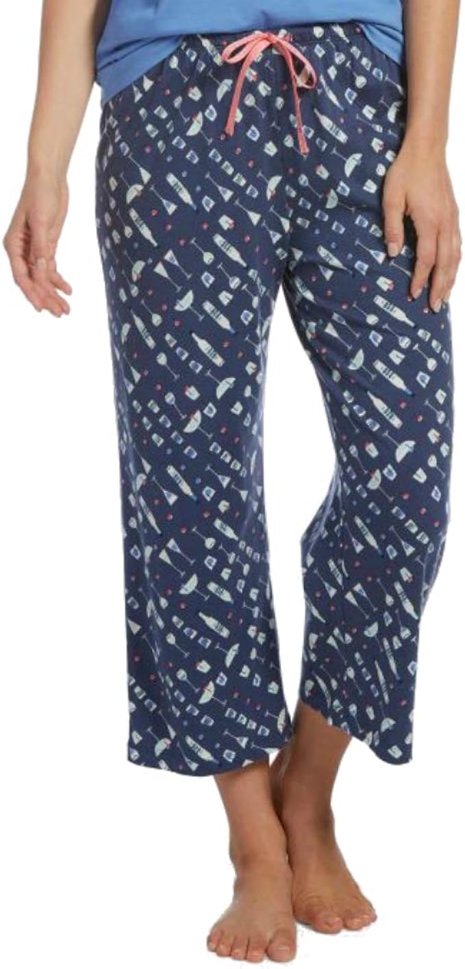 HUE Printed Crop Pajama Pants (3X) at Amazon Women’s Clothing store