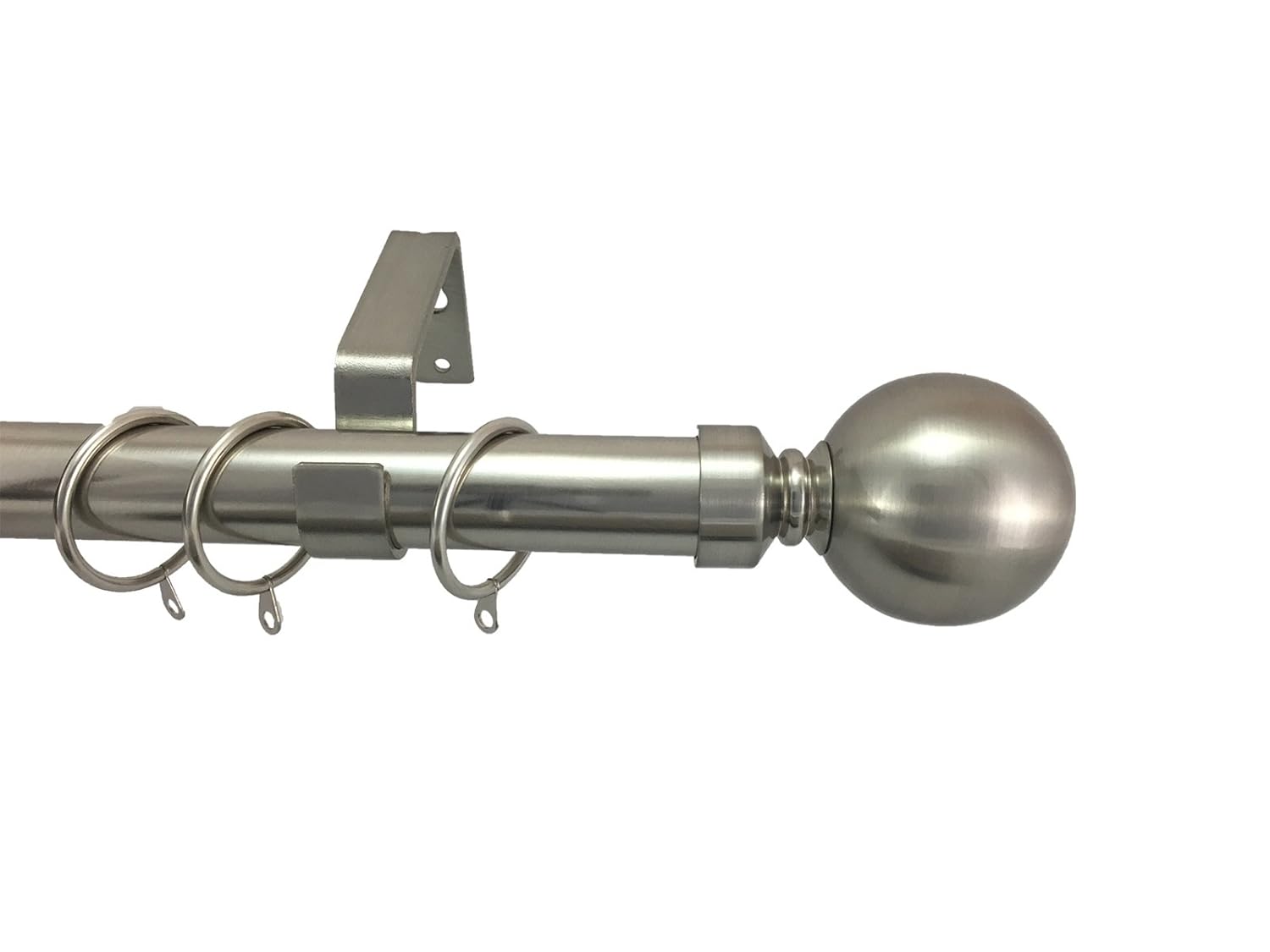 28mm Diameter Metal Curtain Pole Various Finials Lengths