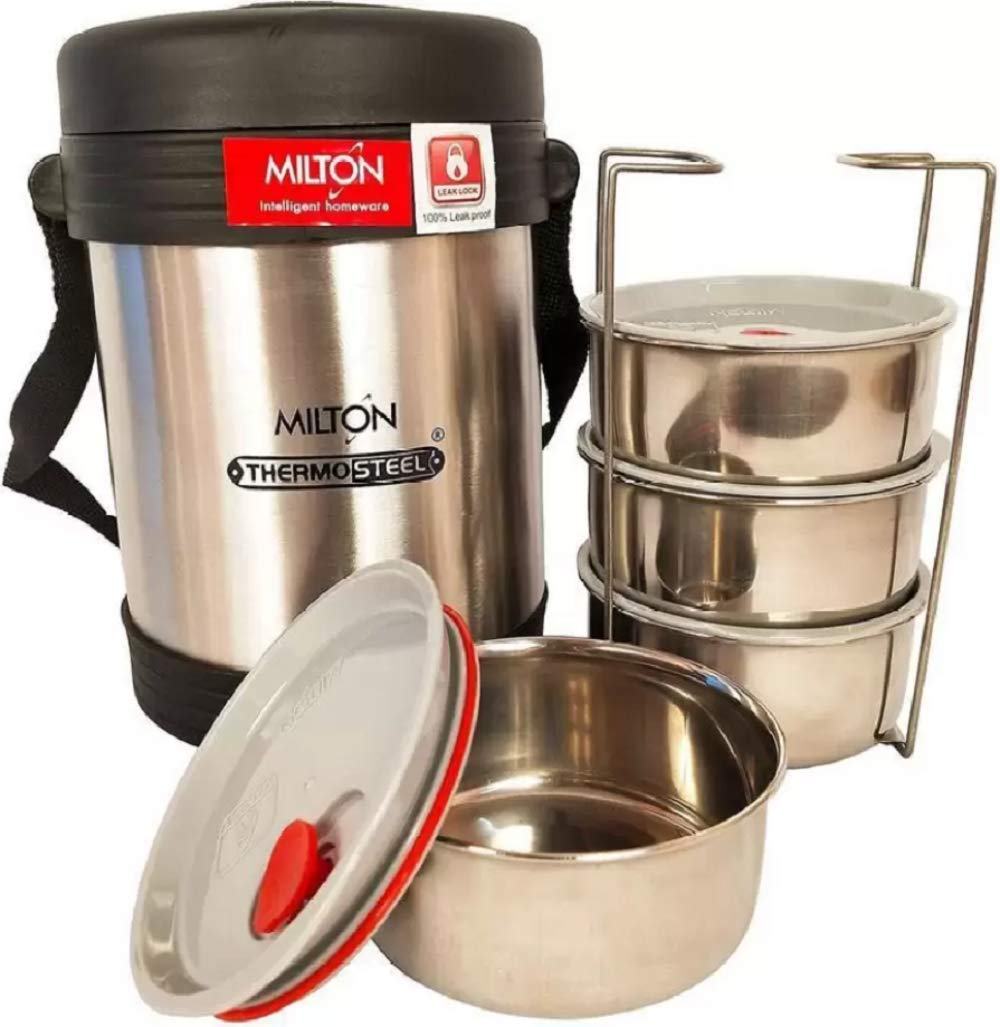 Buy Milton Legend Deluxe 4 Tiffin 4 Containers Lunch Box (520 ml