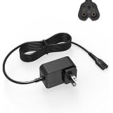 4V Charger Fit for Wahl Cordless Magic Clipper 8148 8164 8591 8509 1919 8591L 8148L 8148-308 08504-400 97225-002 Clip Shaver, AC Adapter Power Cord Supply for S010AZM0400200