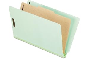 Pendaflex Extra-Heavy Pressboard Classification Folders, Legal, 4-Section, 10 Per Box,(23314)