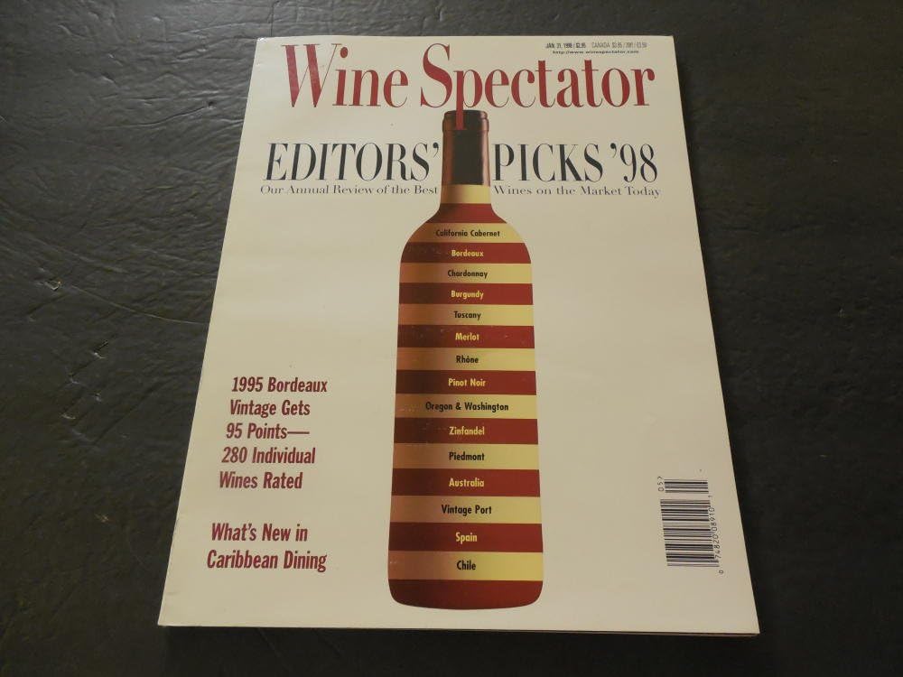 Wine Spectator Jan 31 1998 Editors' Picks (What Do They Know?) at