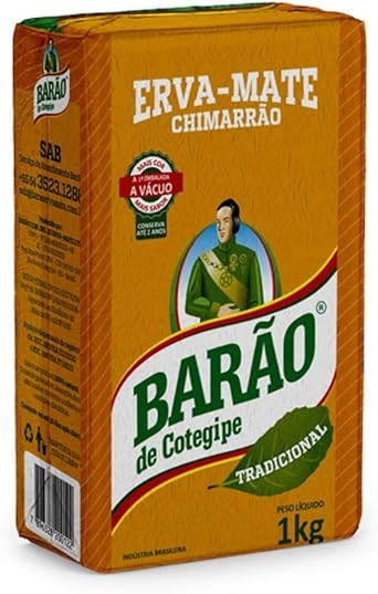 Erva Mate p. chimarrão 1kg embalagem a vácuo Tradicional