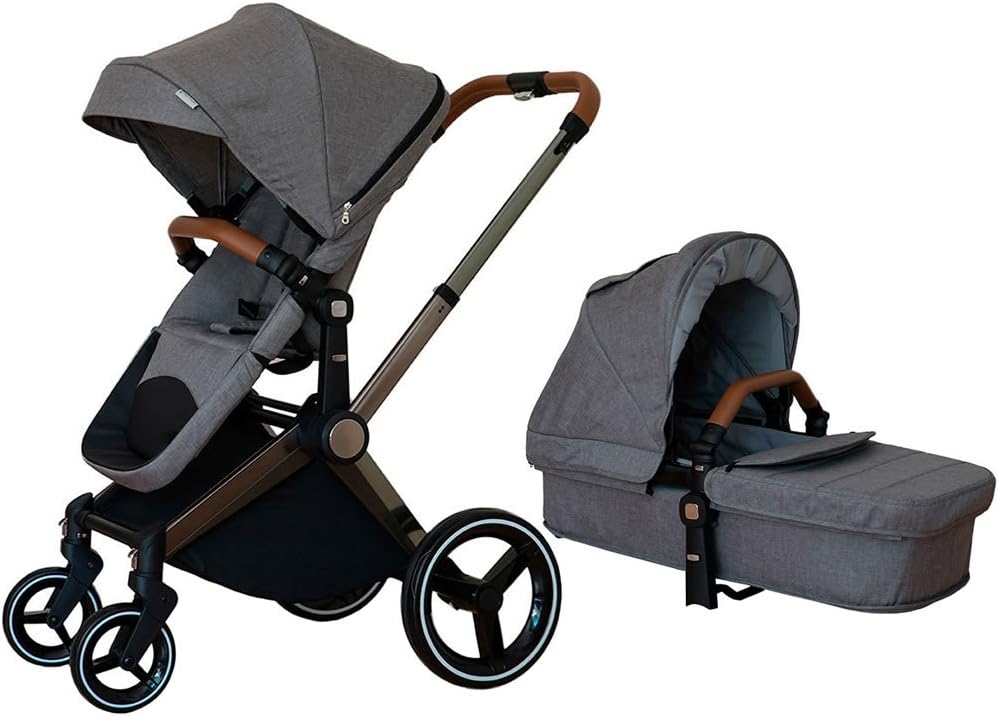 Venice Child Kangaroo Stroller with CarryCot - Gray