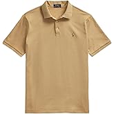 Polo Ralph Lauren Mens Medium Fit Interlock Pony Shirt- KhakiSigPny, L