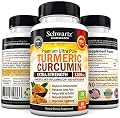 Premium Turmeric Curcumin 1300mg with 95% Curcuminoids - Most Effective Organic Pain Reliever Â« Buy 3 & 1 is FREE Use code TURB3G1F at Checkout Â» 60 Turmeric Capsules with Extra Strength Turmeric Powder âœ” Helps with Inflammation, Arthritis and Joint P