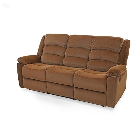 Royal Oak Divine Three Seat Recliner (Dark Brown)