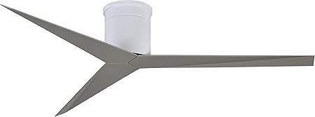 Amazon Com Matthews Ekh Wh Bn Eliza 56 Outdoor Hugger Ceiling