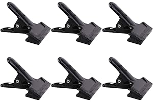 QYXINC Backdrop Clips Metal Spring Clamps Heavy Duty Photography Background Clips with Protective Rubber for Backdrop Stand, Photo Studio