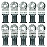 Fein 63502157290 Bi-Metal Oscillating Blade (10 Pack), 1-3/16 x 2"
