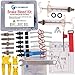 CYCOBYCO Bicycle Brake DOT Oil Bleed Kit for AVID Sram Formula Hayes Bngal Hope Quad Kingdom Promax Hydraulic Disc Tools (Set A))