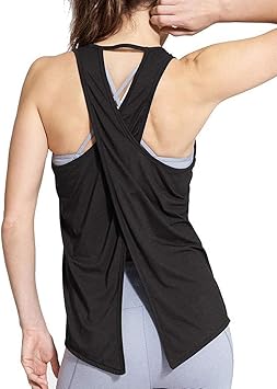 Camiseta sin Mangas Camiseta Tirantes Deporte de Gimnasio Mujer ...