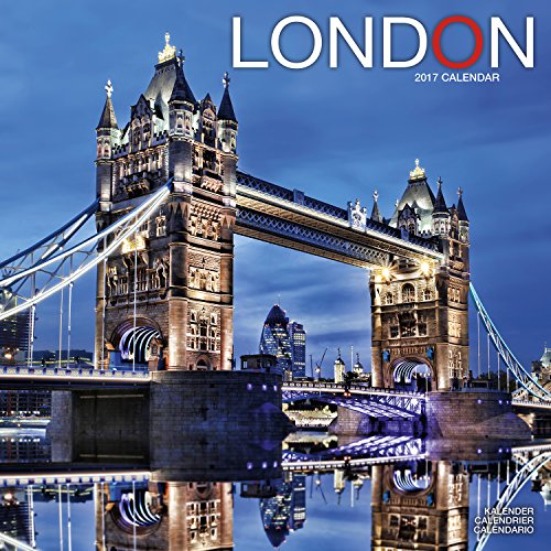 England Calendar - London Calendar - Calendars 2016 - 2017 Wall Calendars - Photo Calendar - London 16 Month Wall Calendar by Avonside