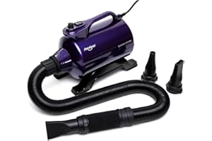 SHERNBAO High Velocity Professional Dog Pet Grooming Hair Drying Force Dryer Blower 5.0HP (Super Cyclone) SHD-2600P (Purple)
