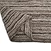 DOZZZ Thick Fluffy Chenille Knitted Throw Blanket with Decorative Fringe and Striped for Couch Cover Sofa Chair Bed Gift Mixed Grey