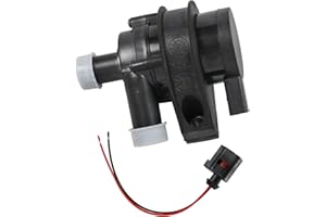 RALBDX Auxiliary Cooling Water Pump With Plug Compatible With A3 A4 TT,VW Beetle Jetta Passat Tiguan CC Eos Golf GTI - 2.0T Engine Replace 1K0965561J