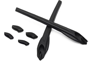 ToughAsNails Replacement Rubber Kits Ear Socks and Nose Pads for Oakley Flak 2.0 XL OO9188/Flak 2.0 OO9295 Sunglasses