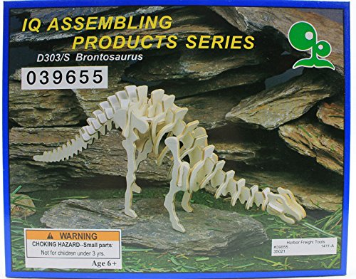 IQ Assembling Products Series Balsa Wood 3D Puzzle Brontosaurus