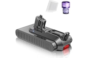 Bonadget 7.0Ah V11 Battery Replacement for Dyson Click-in Installation for Dyson V11 V15 V15 SV16 SV22 970425-01 25.2V Vacuum Cleaner（Not for Screw-in Model）