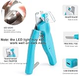 WWVVPET Pet Nail Clipper with LED Light Rechargeable USB view 3